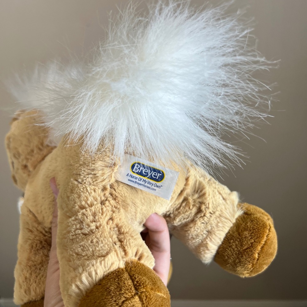 Breyer A Horse Of My Very Own Palomino Pony Plush Tan White Mane Stuffed Animal - Picture 3 of 6